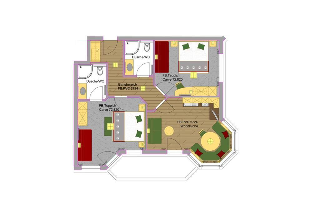 Aparthotel Jagdhof Ligedl Mayrhofen Zimmer foto